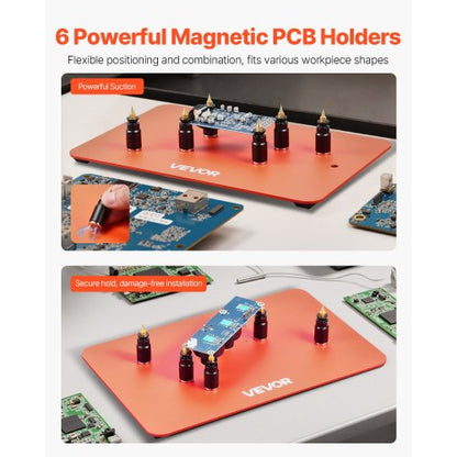 Magnetische helfende Hände Lötstation Heißluftpistole Halter 6 PCB Halter