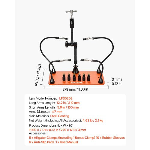 Magnetische helfende Hände Lötstation Heißluftpistole Halter 6 PCB Halter