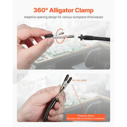 Magnetische helfende Hände Lötstation 4 flexible Arme Krokodilklemmen