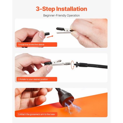 Magnetische helfende Hände Lötstation 4 flexible Arme Krokodilklemmen