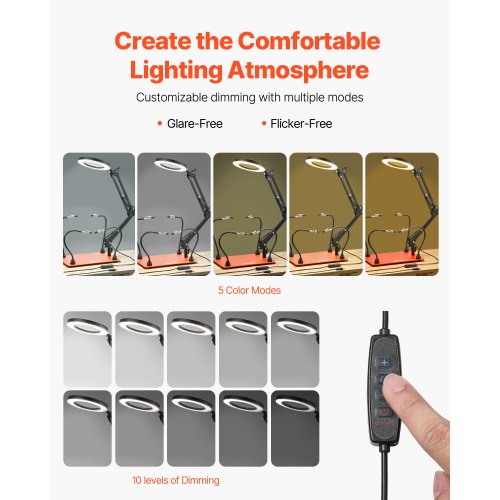 Magnetische Hilfslötstation 3X LED-Vergrößerungslampe 4 Arme