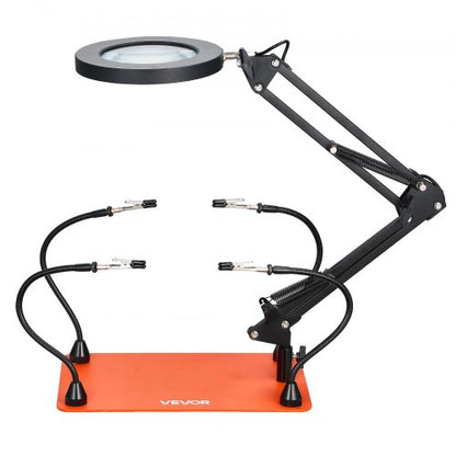 Magnetische Hilfslötstation 3X LED-Vergrößerungslampe 4 Arme