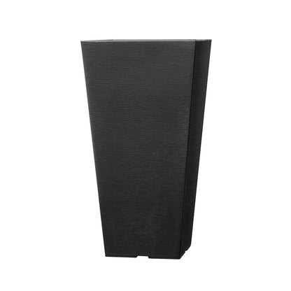 Hohes Pflanzgefäß-Set mit 2 quadratischen, konischen Pflanzgefäßen, 55,9 cm, für den Innen- und Außenbereich