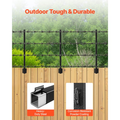 Fence Extension 12-Pack 32.1 Inch Surface Mount Fence Extension Arms | EU