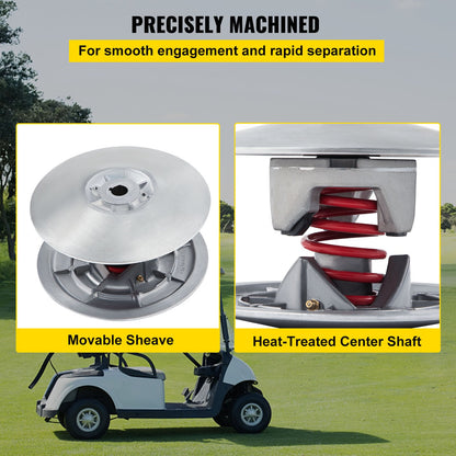 Golfwagen-Sekundärantriebs-Kraftkupplungssatz, Metalloberflächen-Antriebskupplung, 1985–2007, angetriebener Kupplungssatz, kompatibel mit Yamaha Low End G2-G28 Golfwagen (mit Feder)