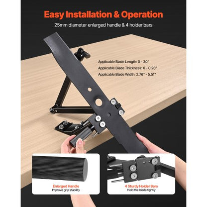 Rasenmäher-Klingenschärfer, 15°-45° verstellbarer Rasenmäher-Klingenschärfer