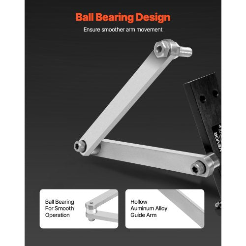 Lawnmower blade sharpener with blade balancer 15° to 45° adjustable