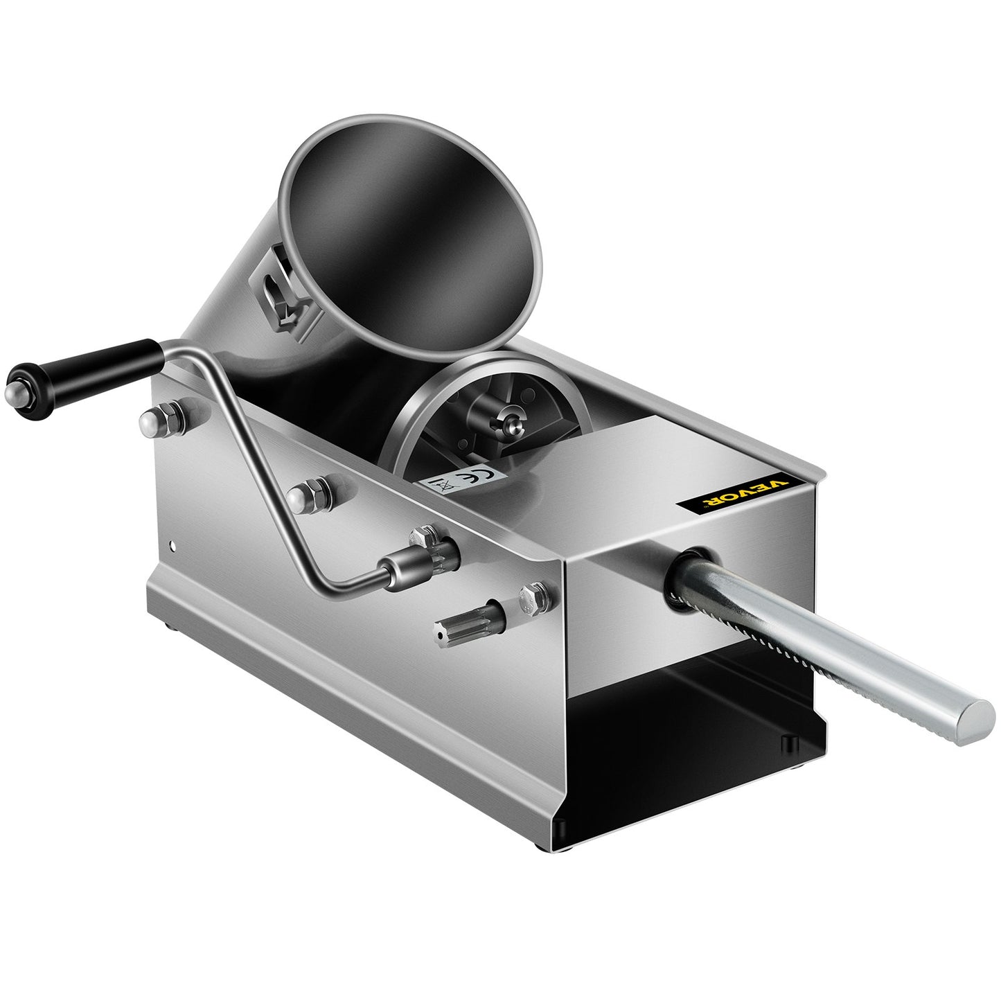 Horizontal Sausage Stuffer Manual Sausage Stuffing Machine 3L Stainless Steel