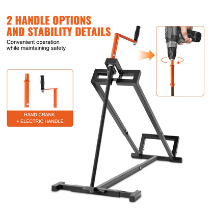 880 Lbs Ride on Lawn Mower Lift Jack för gräsklippare och trädgårdstraktorer