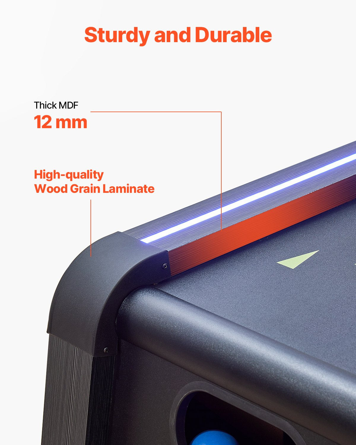 9 ft Roll & Score Arkadspelbord Elektroniskt målskytt Spelrum 4 bollar