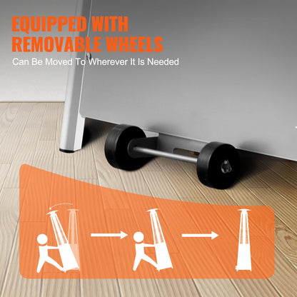 Patio Heater for Outdoor Use, 48000BTU Pyramid Propane Heater w/Wheels, Quartz Glass Tube Outdoor Patio Flame Heater for Patio, Party, Backyard, Garden, Decoration, Silver