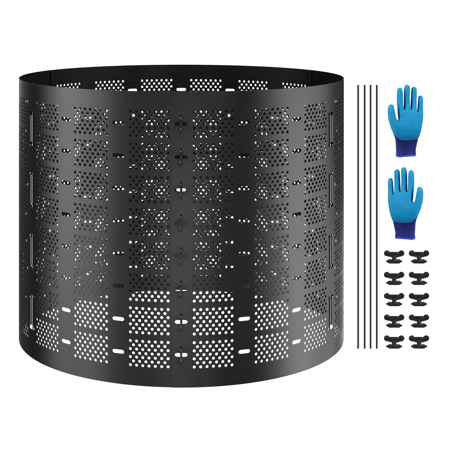 Kompostbehälter 832,8 L, Erweiterbarer Outdoor-Komposter, Einfacher Aufbau &amp; Große Kapazität Kompostbehälter, Schnelle Schaffung von Fruchtbarem Boden