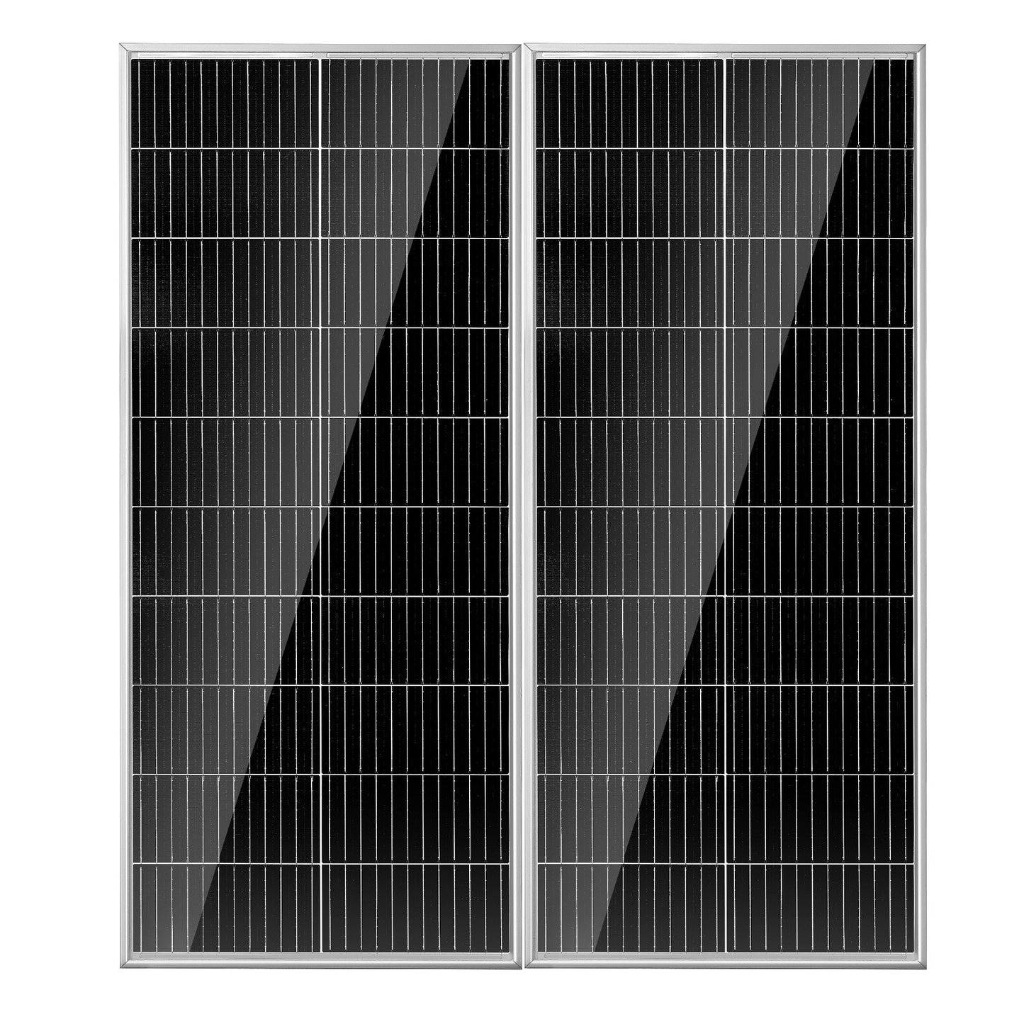 200 W monokristallines Solarmodul-Kit, 2 Solarmodule und Laderegler