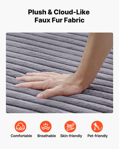 Chaise Lounge Chair, 48 in Boneless Chaise Lounge Indoor, Modern Upholstered Oversized Reading Chair with Throw Pillows & Armrests, Sofa Couch Deep Seat Sleeper for Living Room, Bedroom, Balcony