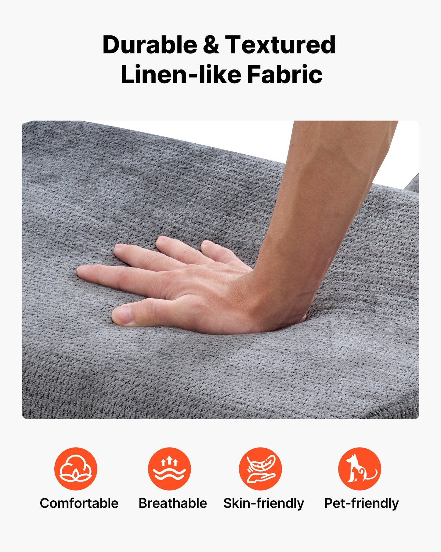 Yoga Chair Chaise, Ergonomic Chaise Lounge Chair for Yoga, Modern Boneless Curved Foam Lounge Indoor for Massage, Stretching, Relaxation, Exercise, Used in Living Room, Bedroom, Balcony, Grey