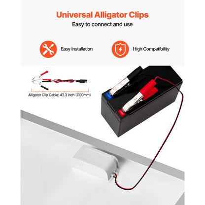 20W 12V solcellsbatteri underhållsladdare, mono solpanel batteriladdare med inbyggd MPPT-kontroller och justerbar monteringsfäste, IP65 vattentät för bil båt husvagn hustak |  EU