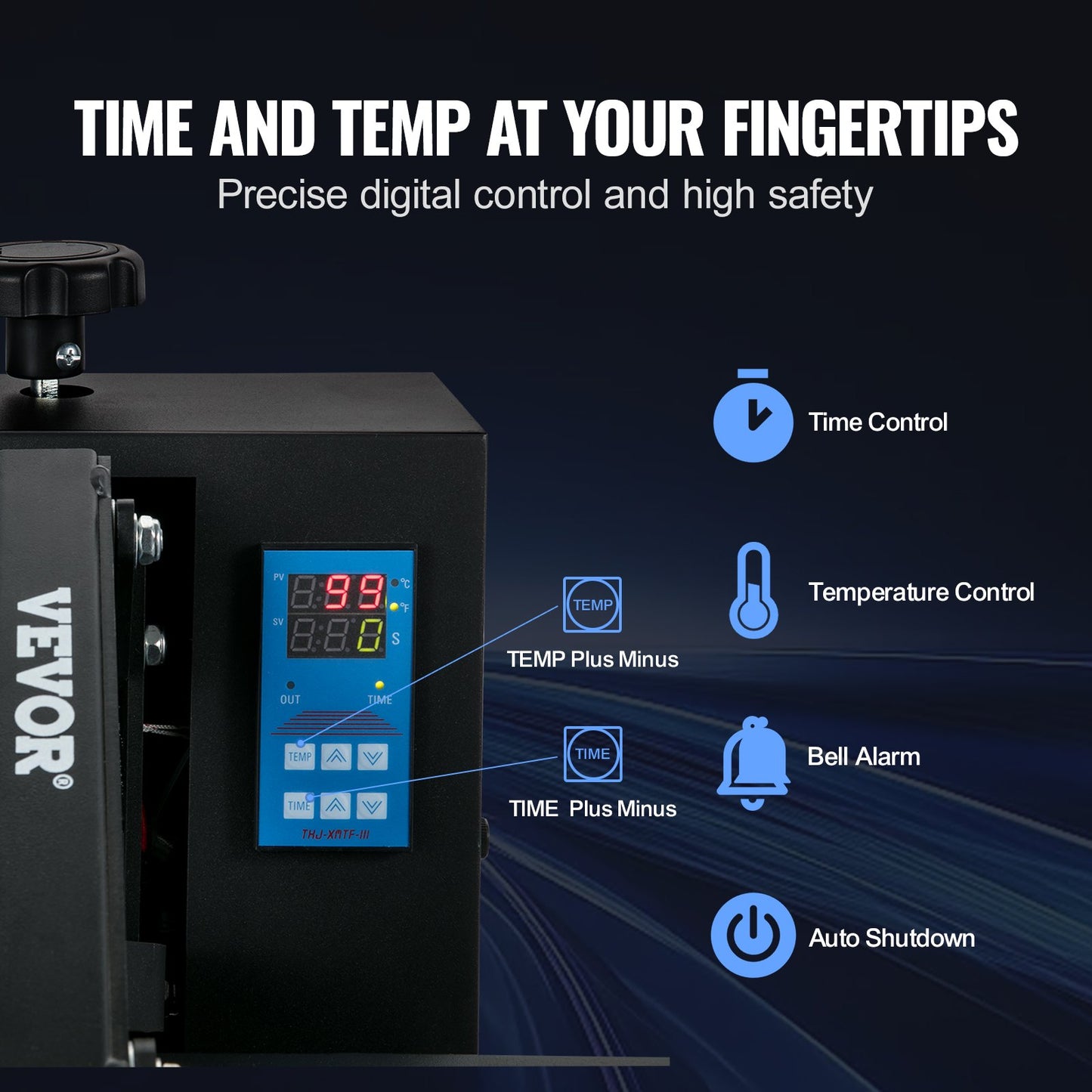 Heat Press Machine 16 x 24 i Sublimation Printer Transfer för DIY T-shirt