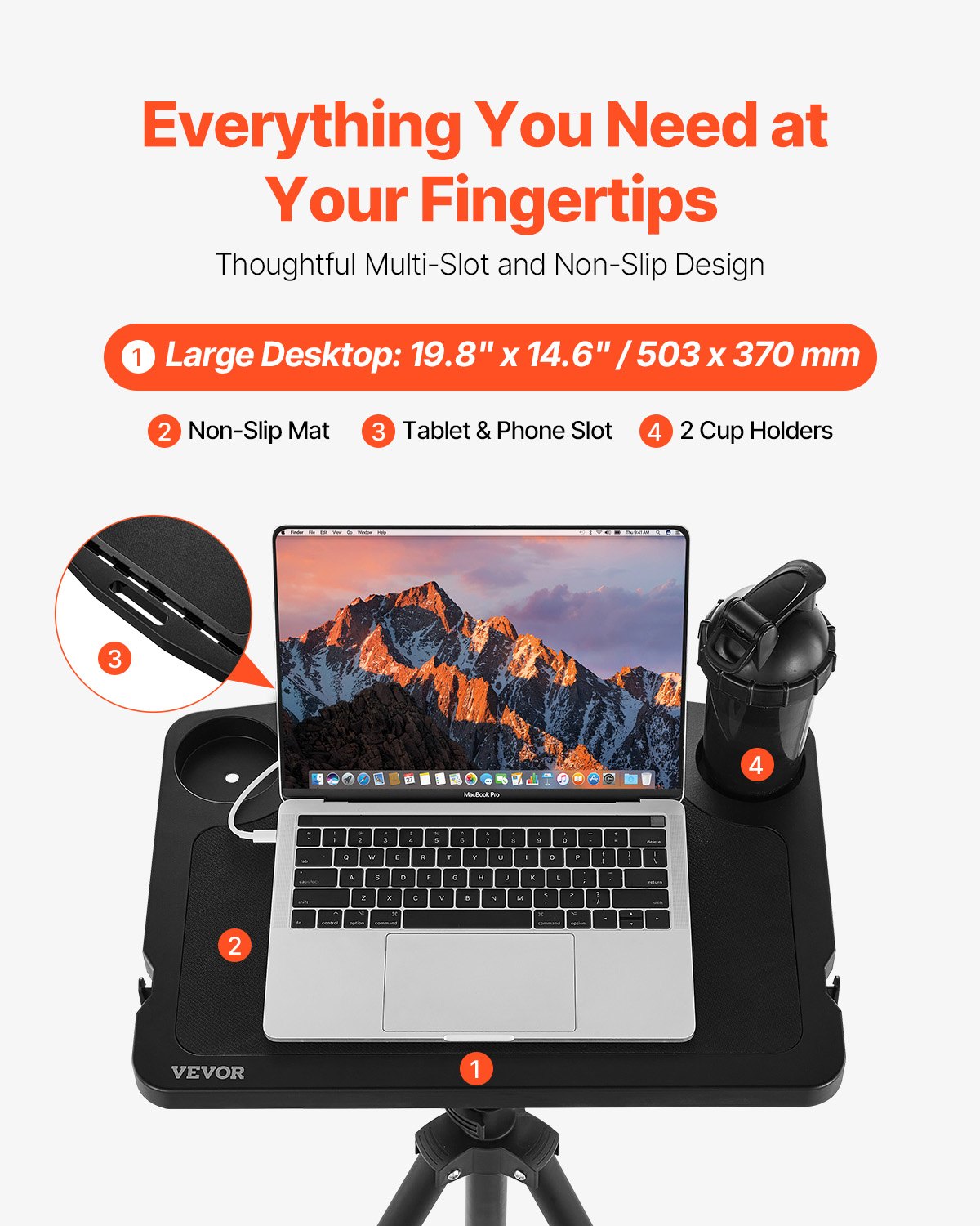 Stationärer Fahrradtisch Fahrradtrainer Fitnesstisch mit Dreieckstütze