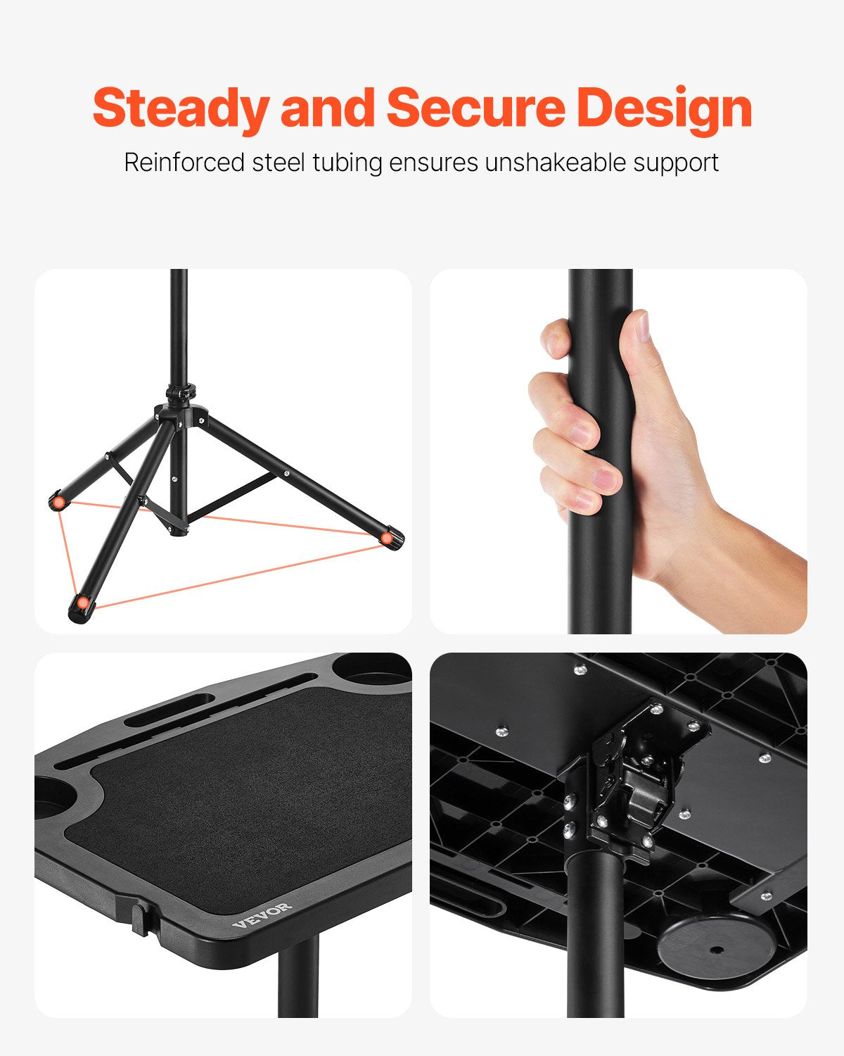 Stationärer Fahrradtisch Fahrradtrainer Fitnesstisch mit Dreieckstütze