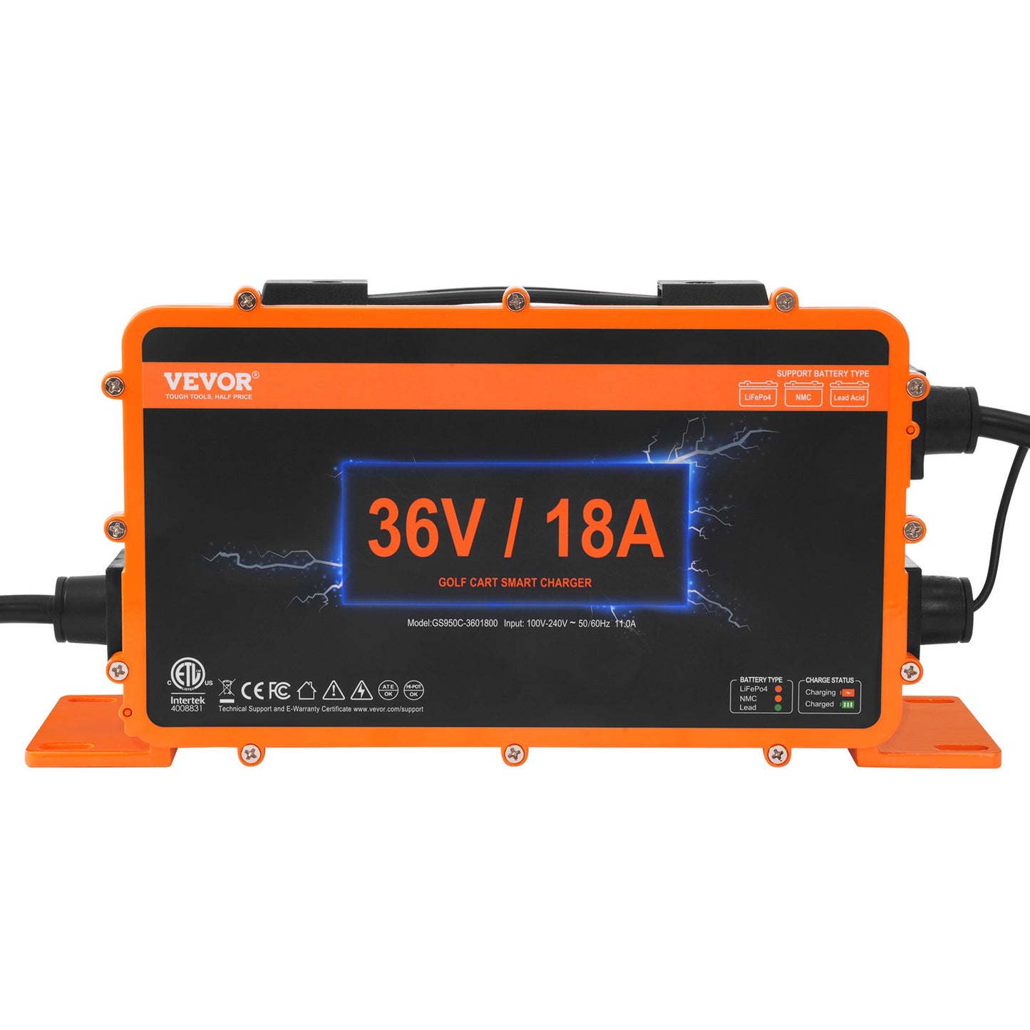 36 Volt 18 Ampere Golfwagen-Batterieladegerät für Club Car EZGO Yamaha Crowfoot