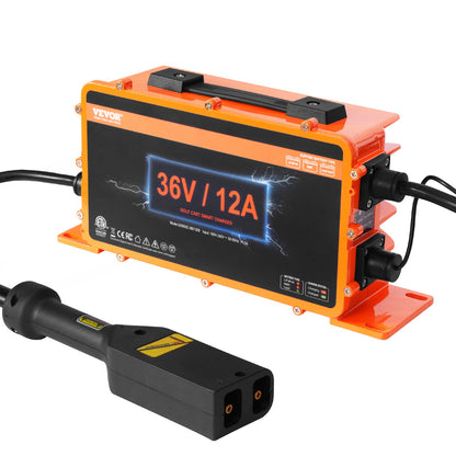 36 Volt 12 Ampere Golfwagen Smart Batterieladegerät für EZGO D-Style IP67 ETL
