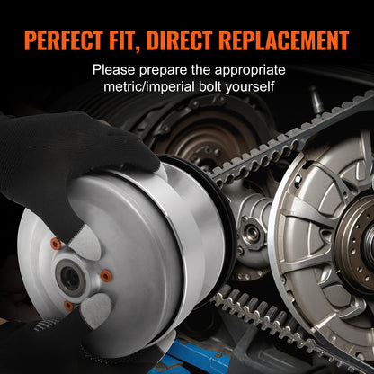 Golf Cart Drive Clutch Fits for Club Car DS 1997-2015 and Precedent 2004-2015, Primary Drive Clutch Assembly, Replace# 1018329-02/101833902