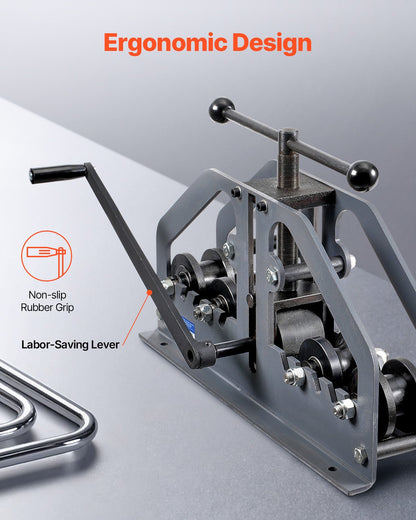 Rohrrollenbieger Max 1-1/2" Manueller Rohrrollenbieger mit 6 Matrizen