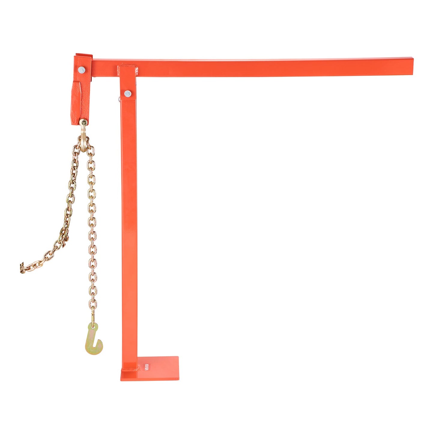 32 in T Post Puller, Heavy Duty Fence Post Puller with 43 in Lifting Chain, Rust-Resistant Steel, Labor-Saving T-Post Remover Tool for Round Fence Posts, Sign Posts & Tree Stumps