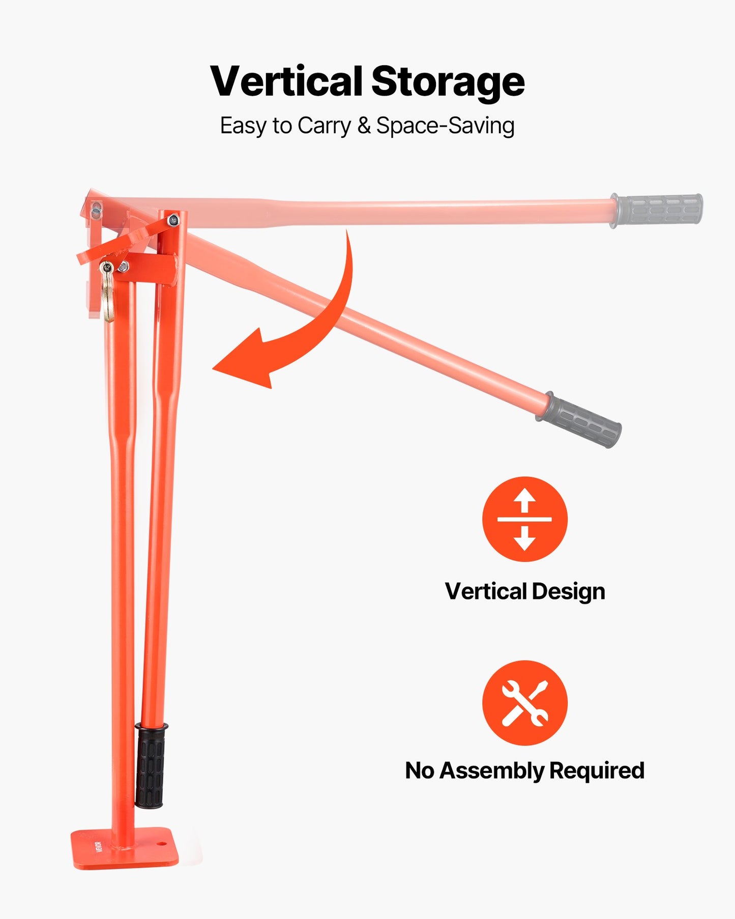 36 in T Post Puller, Heavy Duty Steel Fence Post Puller, 660lb Load Capacity, Labor-Saving T-Post Remover Tool for Round Fence Posts, Sign Posts & Tree Stumps, Lifting Chain Not Included