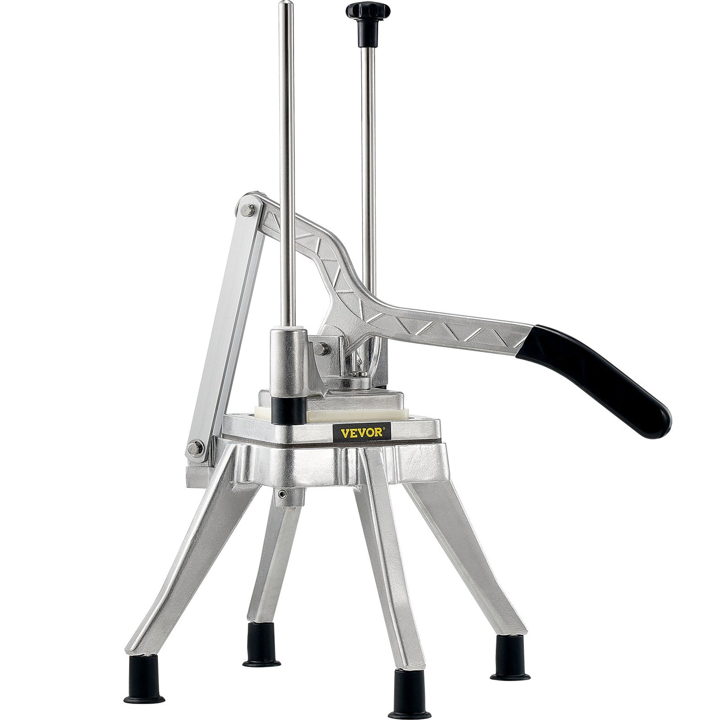 Commercial Chopper with 4 Replacement Blades Commercial Stainless Steel Vegetable Chopper French Fries Potato Cutter and Slicer Commercial Vegetable Chopper for Restaurants and Home Kitchens