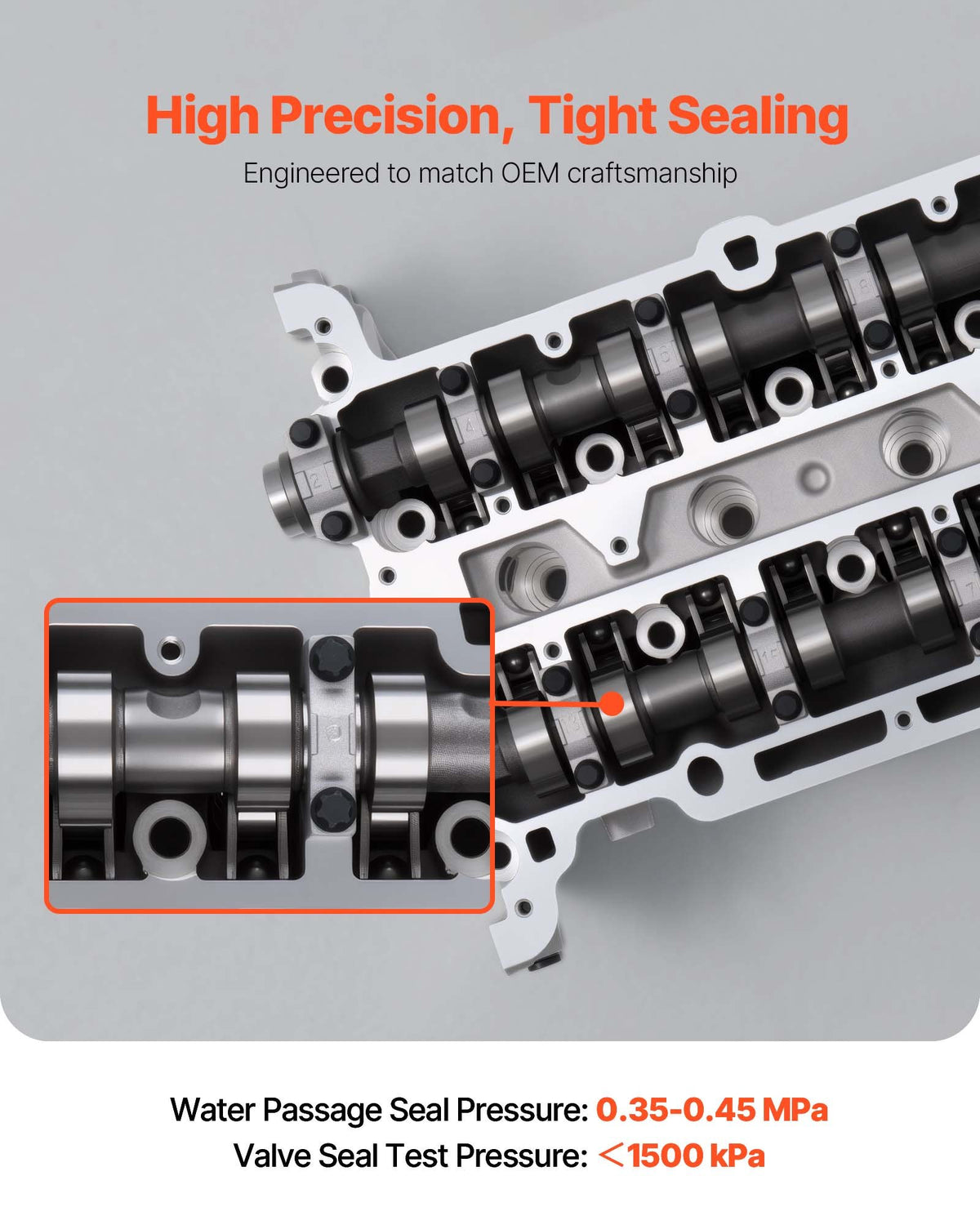 Cylinder Head Assembly for 2011-2019 Chevy Cruze Sonic Trax 1.4L Turbo, 2013-2019 Buick Encore 4 Cyl 1.4L, Complete Engine Cylinder Head Assembly Replaces 55573669, 55565291, 55573010, 55573011