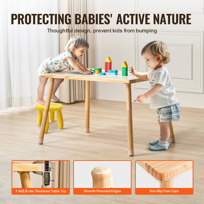 Sensoriskt bord för småbarn Aktivitetsbord för barn med dubbelsidig bordsskiva