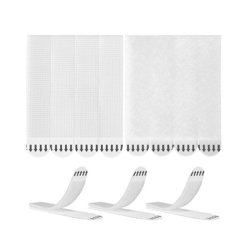 Picture Hanging Strips, 16 Pairs, X-Large Picture Hangers with Removable Adhesive, Hook & Loop Strips, Wall Hanging Strips for Damage Free Picture Hanger, Mounting of Photos, Frames, Wall Decor