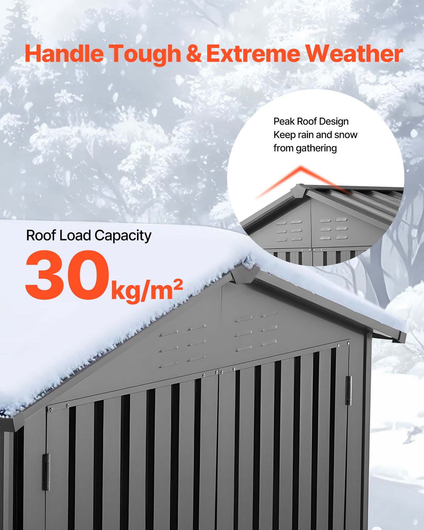 6 x 4 FT Metal Garden Shed, Outdoor Storage Shed with Lockable Doors & 4 Louver Vents, Peak Roof Metal Sheds Outdoors Storage, Storaged Sheds Clearance for Backyard, Garden, Patio, Bike, Gray