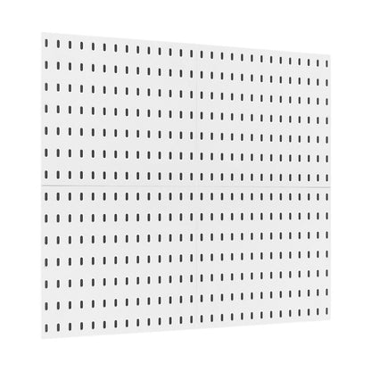 Stecktafel-Kombinationsset, 27,9 x 27,9 cm, Kunststoff-Stecktafel, 4 Paneele für Zuhause, Weiß