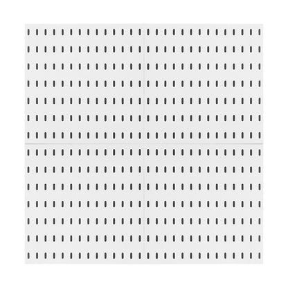 Stecktafel-Kombinationsset, 27,9 x 27,9 cm, Kunststoff-Stecktafel, 4 Paneele für Zuhause, Weiß