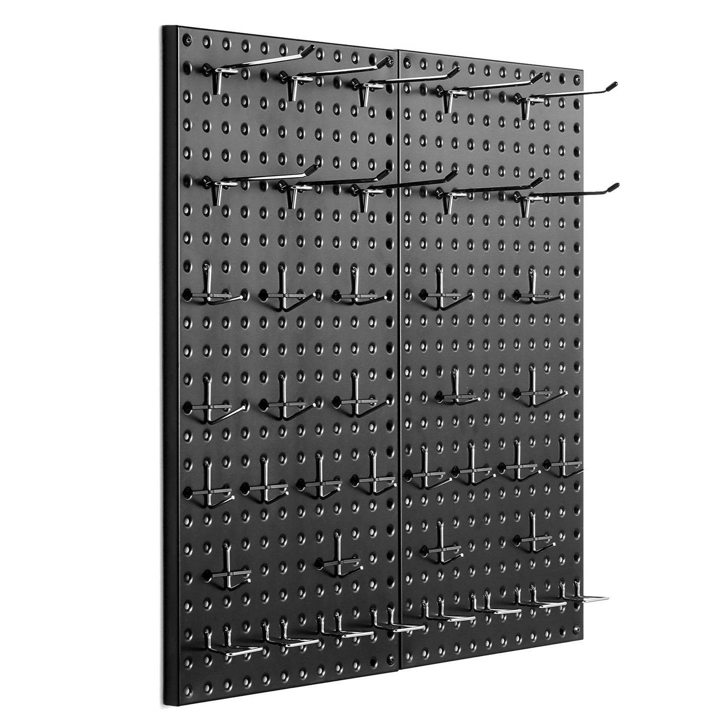 Metall-Stecktafelplatten, 2 Platten, 61 x 30,5 cm, Wand-Organizer für Garagenwerkzeuge