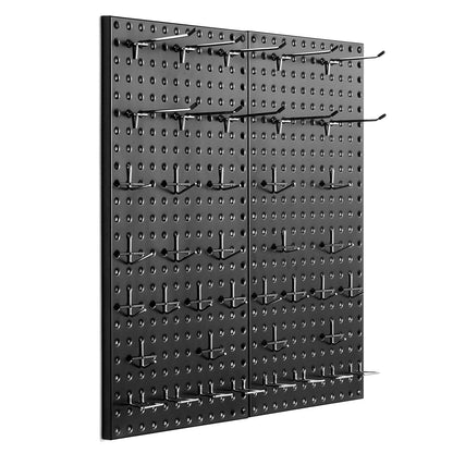 Metall-Stecktafelplatten, 2 Platten, 61 x 30,5 cm, Wand-Organizer für Garagenwerkzeuge