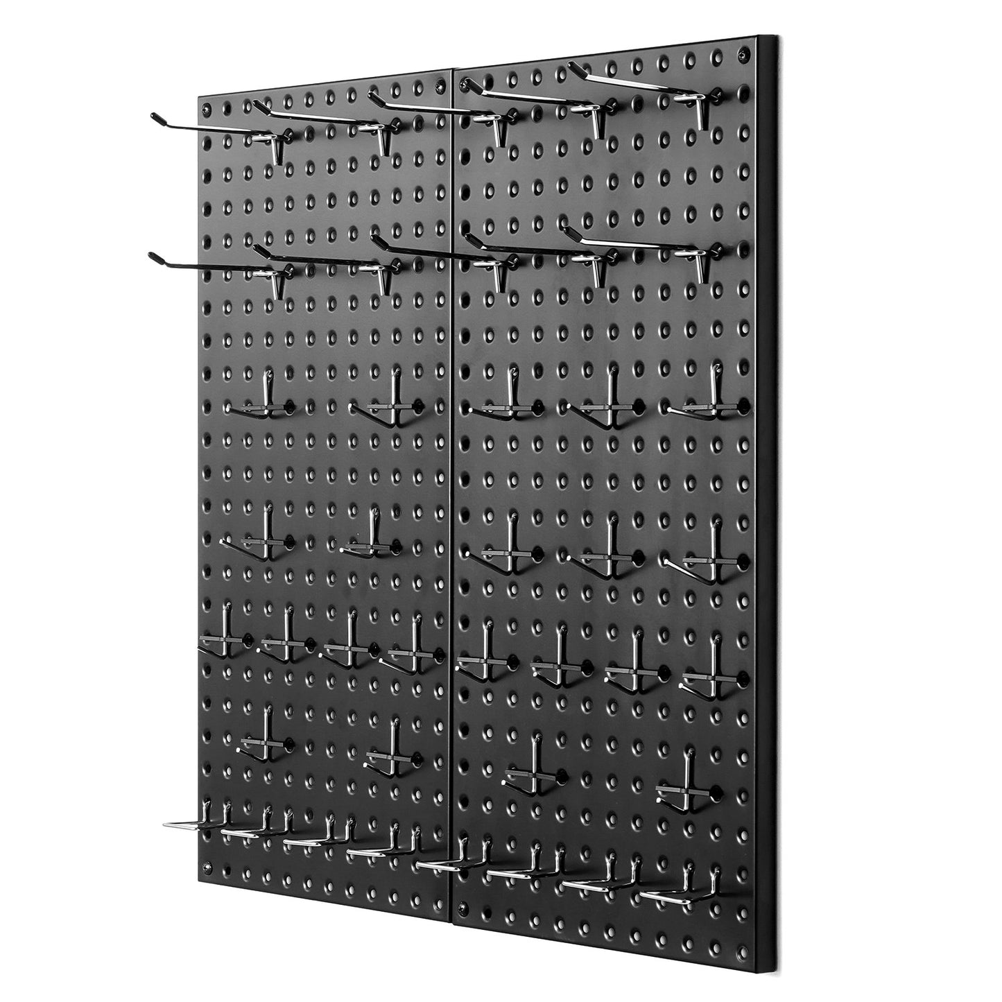Metall-Stecktafelplatten, 2 Platten, 61 x 30,5 cm, Wand-Organizer für Garagenwerkzeuge