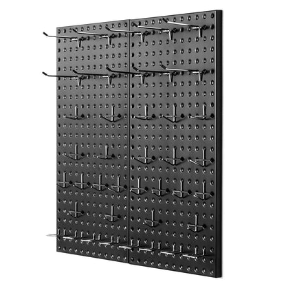 Metall-Stecktafelplatten, 2 Platten, 61 x 30,5 cm, Wand-Organizer für Garagenwerkzeuge