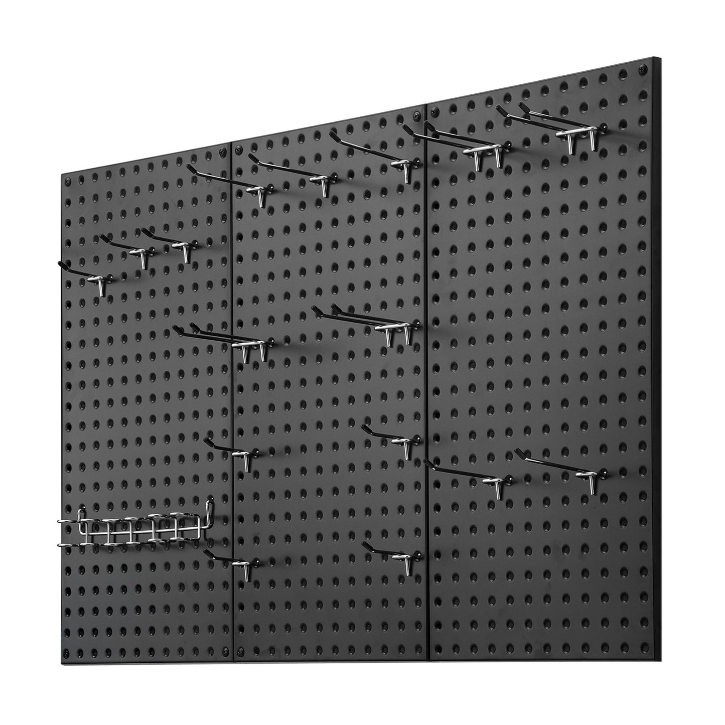 Metall-Stecktafelplatten, 3 Platten, 61 x 30 cm, Wand-Organizer für Garagenwerkzeuge