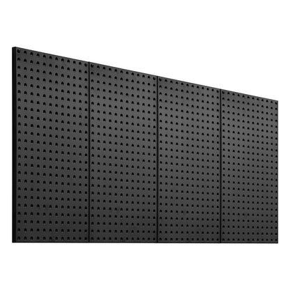 Metall-Stecktafelplatten, 4 Platten, 61 x 30 cm, Wand-Organizer für Garagenwerkzeuge