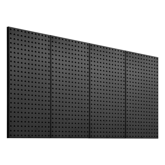 Metal Pegboard Panels 4 Panels 24" x 12" Wall Organizer for Garage Tool