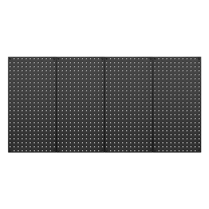 Metall-Stecktafelplatten, 4 Platten, 61 x 30 cm, Wand-Organizer für Garagenwerkzeuge