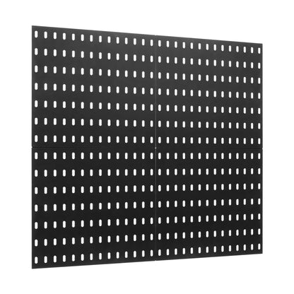Pegboard Combination Kit 11 x 11" plast Pegboard 4 paneler för hem svart