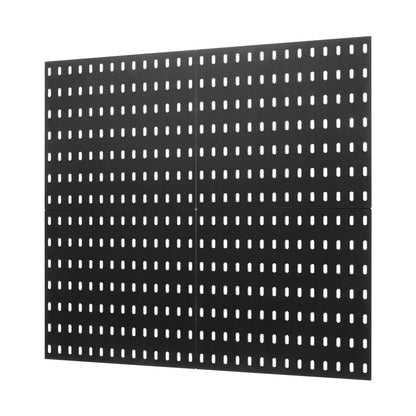 Pegboard Combination Kit 11 x 11" plast Pegboard 4 paneler för hem svart