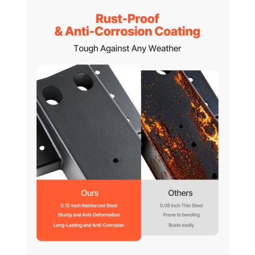 Sammansatta Vinkelplattformsfästen Passar 3,5x3,5 tum/88,9x88,9 mm Virke 4 st