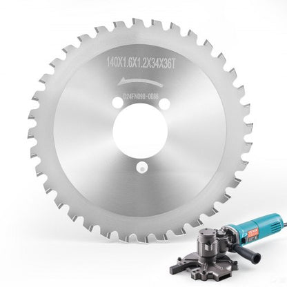 armeringsskärblad ersätter elektrisk armeringssåg, 36 tänder höghård värmebehandlat stål med cermetspets, snabb jämn för aluminium, kopparrör, spindel 34 mm/1-11/32 tum |  EU