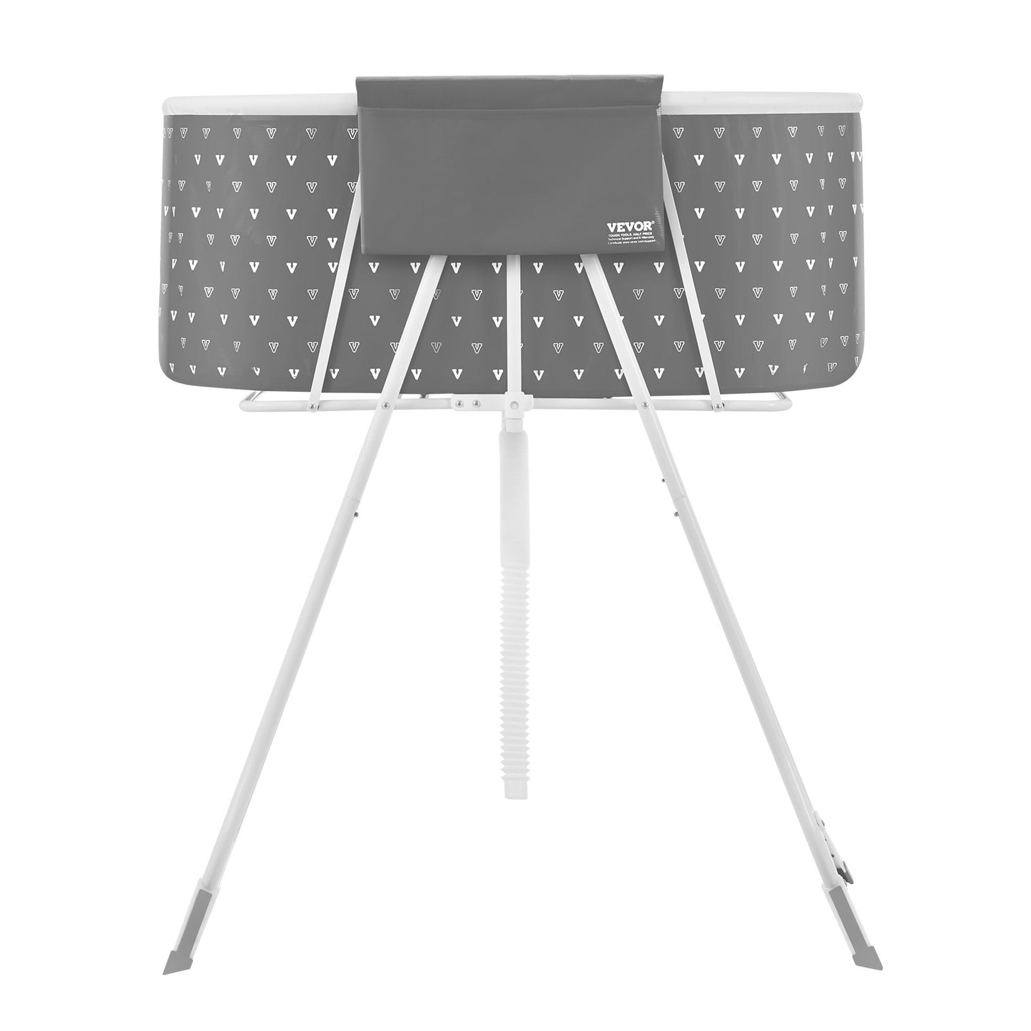 Foldable Dog Bathtub Raised Gray Shower Station for Small and Medium Pets