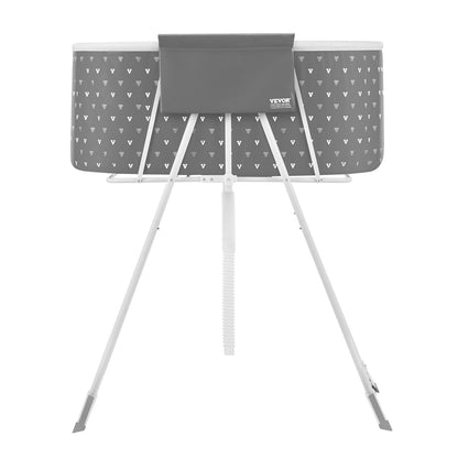 Foldable Dog Bathtub Raised Gray Shower Station for Small and Medium Pets